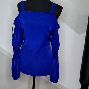 Womens Thalia Sodi Royal Blue Blouse
